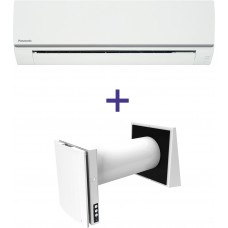 Настенный кондиционер Panasonic Standard CS/CU-BE20TKD + рекуператор Blauberg Vento Expert A50-1 W