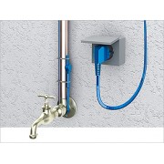 Кабель двужильный FS 30 Вт / м со встроенным термостатом (ограничителем температуры) и вилкой 3м Кабель двужильный FS 30 Вт / м со встроенным термостатом (ограничителем температуры) и вилкой 3м